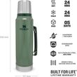 The Legendary Classic Bottle Hammertone Green 1lt Θερμός Stanley