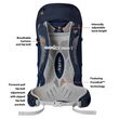 Lowe Alpine Airzone Trek Black 35-45lt Backpack