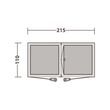Seahaven Comfort Station Double Σκηνή Τουαλέτας 2 Ατόμων Outwell