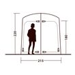 Seahaven Comfort Station Double Σκηνή Τουαλέτας 2 Ατόμων Outwell