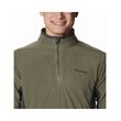 Klamath Range II Half Zip Stone Green, Shark Columbia