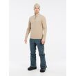 Men's Fleece Sweater Perfecto 1/4 Bamboobeige Protest