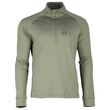 GTS Men's Ski Fleece Shirt Sport Longsleeve Khaki