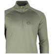 GTS Men's Ski Fleece Shirt Sport Longsleeve Khaki