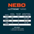 Nebo Luxtreme Nano Pocket Light Red
