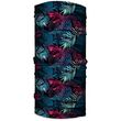 Fizan Tropical Petrol/Bordeaux Neck Gaiter