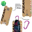 Fizan Tropical Petrol/Bordeaux Neck Gaiter