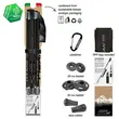 Fizan RFP Touring Black Folding Trekking Poles