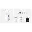 Τρόμπα Επαναφορτιζόμενη MAX PUMP 2 PLUS 4in1 White Flextail