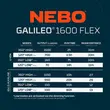 Επαναφορτιζόμενο Φανάρι Galileo 1600L Nebo