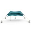 Teal Elastic Beach Sunshade Tent  Salty Tribe 300x250 cm