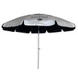 Reinforced 200cm Beach Umbrella with 10 U-Shaped Ribs, Tilt Mechanism & Black-Out Shading – MAUI & SONS