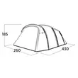 Outwell Hamra 4 Camping Tent – 4 Person