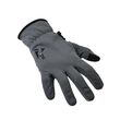 Unisex Gloves Stretchy Softshell Repel APU Grey