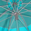 Maui & Sons 2.20m Petrol Beach Umbrella with Side Shade 1983
