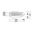 Robens Cress 1 PRO Tent 1-Person Ultralight 1.8 kg