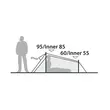 Robens Cress 1 PRO Tent 1-Person Ultralight 1.8 kg