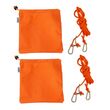 SOLART Sand Bags for Beach Umbrella & Shade Shelter – Set of 2 with Ropes