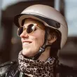 Cairn Hype Mat Transparent Biscuit Wood Unisex Sunglasses