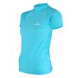 Vaquita Women's Short Sleeve UV Protection Shirt Blue