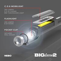 Φακός Big Larry™ 2 Red Nebo  500 Lumens