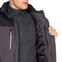 Tolsford Dark Grey Men's Hooded Waterproof Jacket