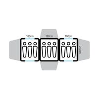 Bungalow Blue Σκηνή 9 Ατόμων Oztrail