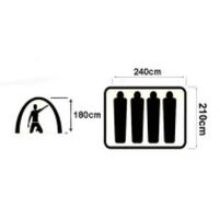 Sky View Dome 4 Σκηνή 4 Ατόμων Salty Tribe