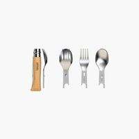Picnic Σετ Σουγιάς Νo.8 Inox Κουτάλι Πιρούνι Opinel