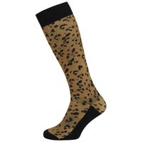 Prtkahili Leopard Brown Women Socks Protest