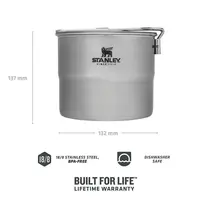 The Stainless Steel Cook Set 1.0L Σετ Μαγειρέματος Stanley