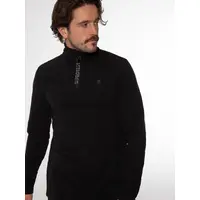 Ανδρική Μπλούζα Fleece Perfecto1/4 True Black Protest