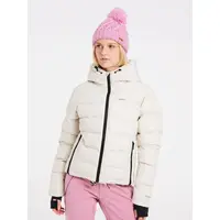 Γυναικείο Μπουφάν PRTSHAMES Kitt Off White Protest