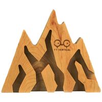 Keyholder Mountain For Climbers Κρεμάστρα Κλειδιών Από Ξύλο Κερασιάς Vertical