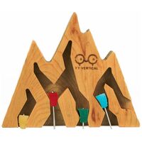 Keyholder Mountain For Climbers Κρεμάστρα Κλειδιών Από Ξύλο Κερασιάς Vertical