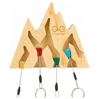 Keyholder Mountain For Climbers Κρεμάστρα Κλειδιών Από Ξύλο Σφενδάμου Vertical