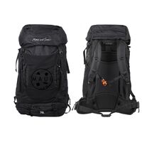 Σακίδιο Πλάτης Trekking 70L Black Maui & Sons