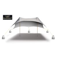 Beach Tent Silver Blockout 2.5X3 Aeolians Salty Tribe