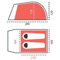 Σκηνή 2 Ατόμων Topeka 2 Capulet Olive Grand Canyon