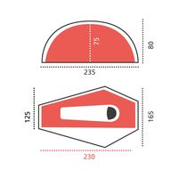 Grand Canyon Tent Apex 1 Person Capulet Olive