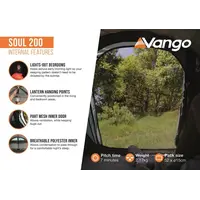 Σκηνή 2 Ατόμων Soul 200 Deep Blue Vango