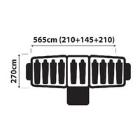 Seascape Dome Σκηνή  8+2 Ατόμων OZtrail