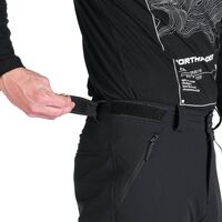 Men's Softshell Hiking Pants Nicola Black Northfinder
