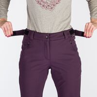 Northfinder Women's Hiking Pants Softshell 3L Garnet Blackberry