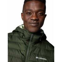 Columbia Men's Jacket Powder Lite II Hooded Safari Greenscape