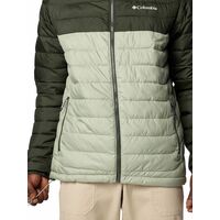 Columbia Men's Jacket Powder Lite II Hooded Safari Greenscape