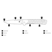Gerber Folding Knife Zilch 7cr Black