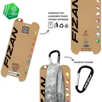 Μαντήλι Λαιμού Grunge White/Grey Fizan