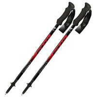 Fizan Compact Red Telescopic Trekking Poles