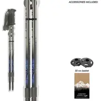 Fizan Hiking Poles Explorer Beige/Blue